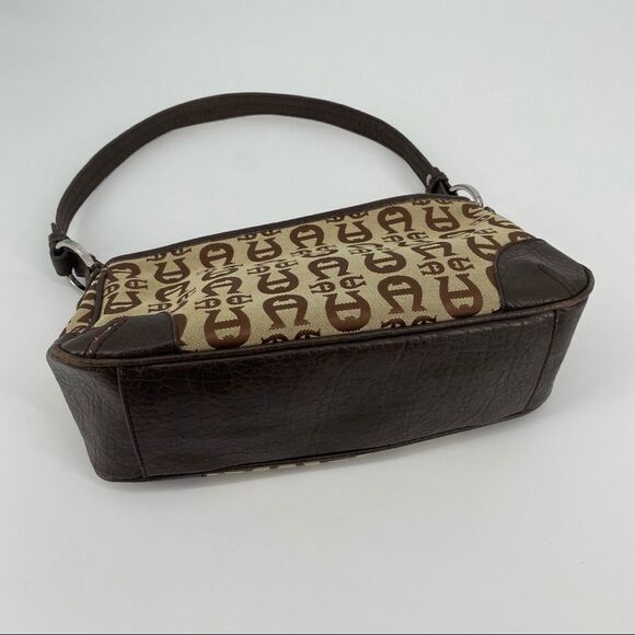 Etienne Aigner Handbag Purse Tote signature logo canvas - Picture 12 of 15